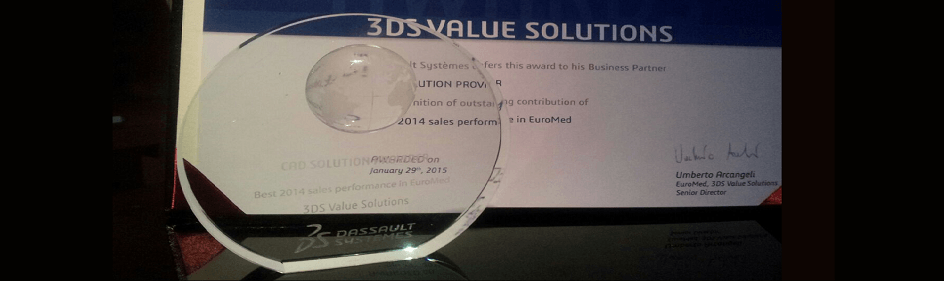 CSP, Cad Solution Provider, è stato premiato come best sales performance 2014
