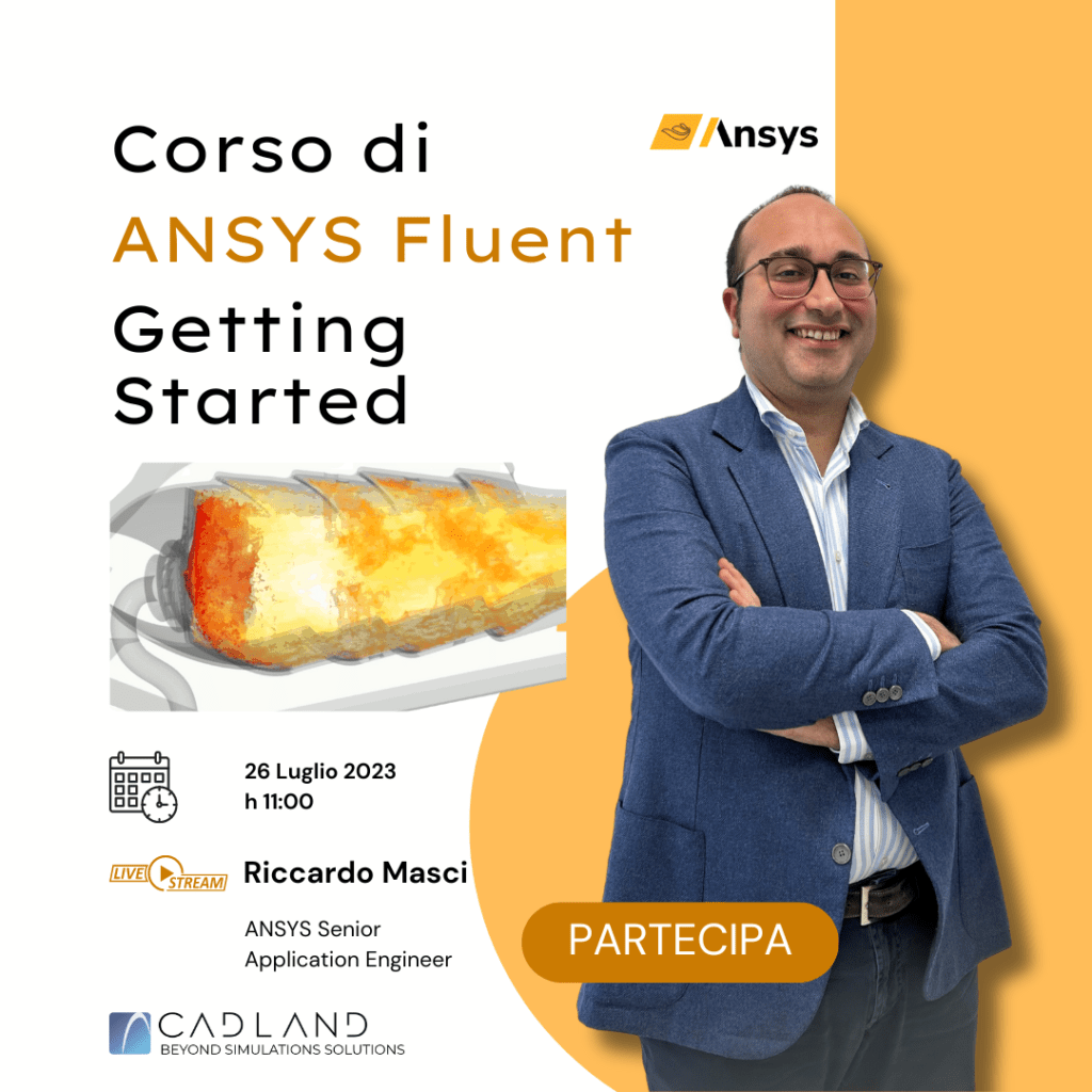 Scopri le basi di ANSYS Fluent con il corso "Getting Started". Acquisisci competenze avanzate in CFD